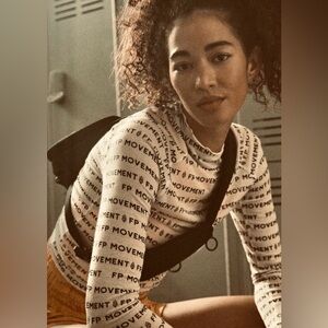 Free People FP Movement black nylon Renegade Sling Bag